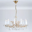 Candelabru clasic cristal alama Aur 24k 10xE14/40W, Maria Theresia-A LU 2211/10 MT Gold Orion